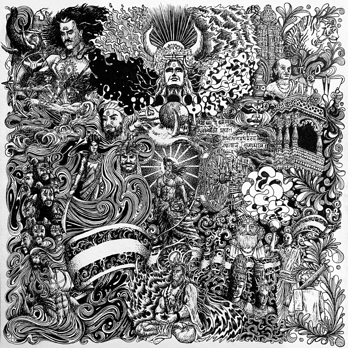 Puraatanah Bharata 🚩

The idea to describe the portrayed artwork is to divulge the ancient history, great heritage, longevous architecture, culture, tradition, prominent mythology.

#doodleart #doodle #culture