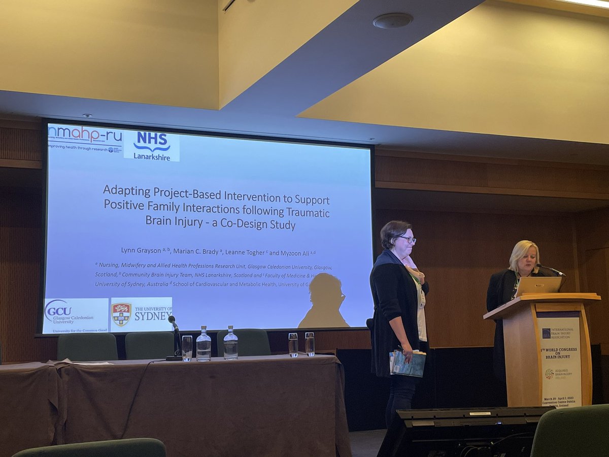 LissBEE_CPSP's tweet photo. Also got to hear about @LynnGrayson13’s FABULOUS PhD work using codesign to adapt project based interventions to support families - loved hearing about what worked to support safe spaces for these families &amp; people with brain injury 🙌🙌 #IBIA2023 #WorldBrainCongress2023 https://t.co/tLAAoLWZ3M