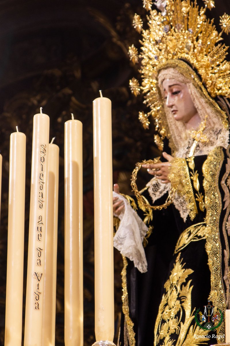 arte_mbr's tweet photo. María Santísima en su Soledad llevará este Sábado Santo el Cirio de los Donantes, el cual he tenido el placer de pintar.

A su vez luce por primera vez en su paso la Saya de los Soleanos que estrenó el pasado febrero y que tuve el inmenso honor de diseñar.

@SoledadSLorenzo https://t.co/eI3VNjJTG5