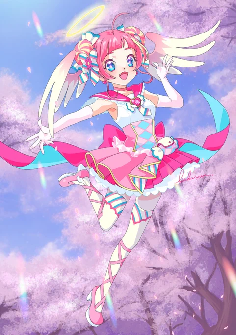 桜の季節に降臨!#あむあむの絵本 