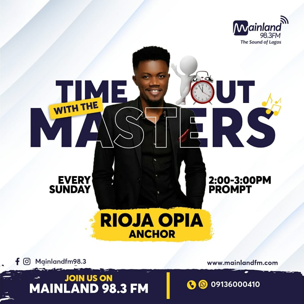 rioja_opia's tweet photo. Palm Sunday on Time-out With The Masters airing this afternoon together with our Master Classes on Vocal Placement, Warmup Exercises and tips to increase the depth and height of your range.
#music #resonance #primavoce #mainlandfm @mainlandfm @radioguidelagos #musicology #satb https://t.co/MffaqsKNiD