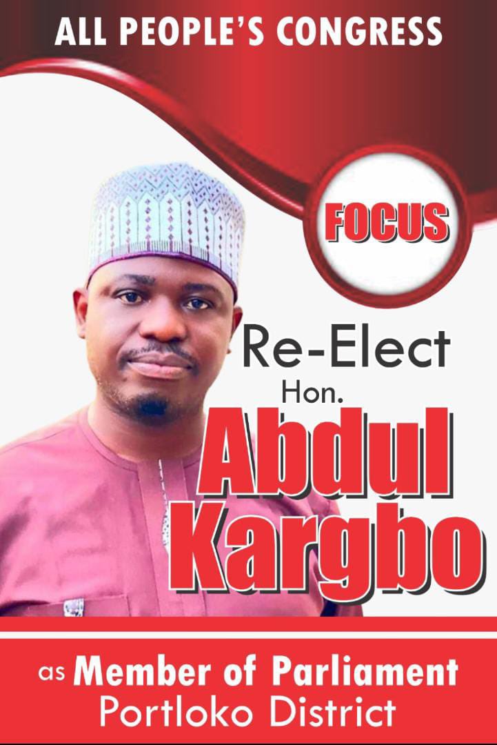 abdemata's tweet image. As we approach the end of the 5th Parliament of the 2nd Republic, I’m glad to announce that I’m seeking for reelection as Member of Parliament from Portloko District. Your Supports in whatever form is highly solicited. #Teamfocus