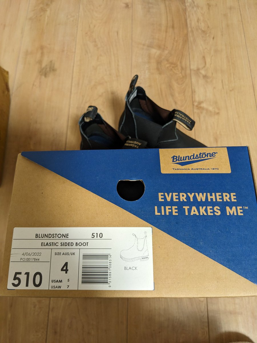 kamomegood's tweet photo. 二代目BLUNDSTONE!
靴の裏のゴムが剥がれてたので買い替え✨
お金持ちになったら、茶色も欲しい🥺
#BLUNDSTONE
#BS510
#LOFTMAN
#E_ma https://t.co/YNaftqbKRL