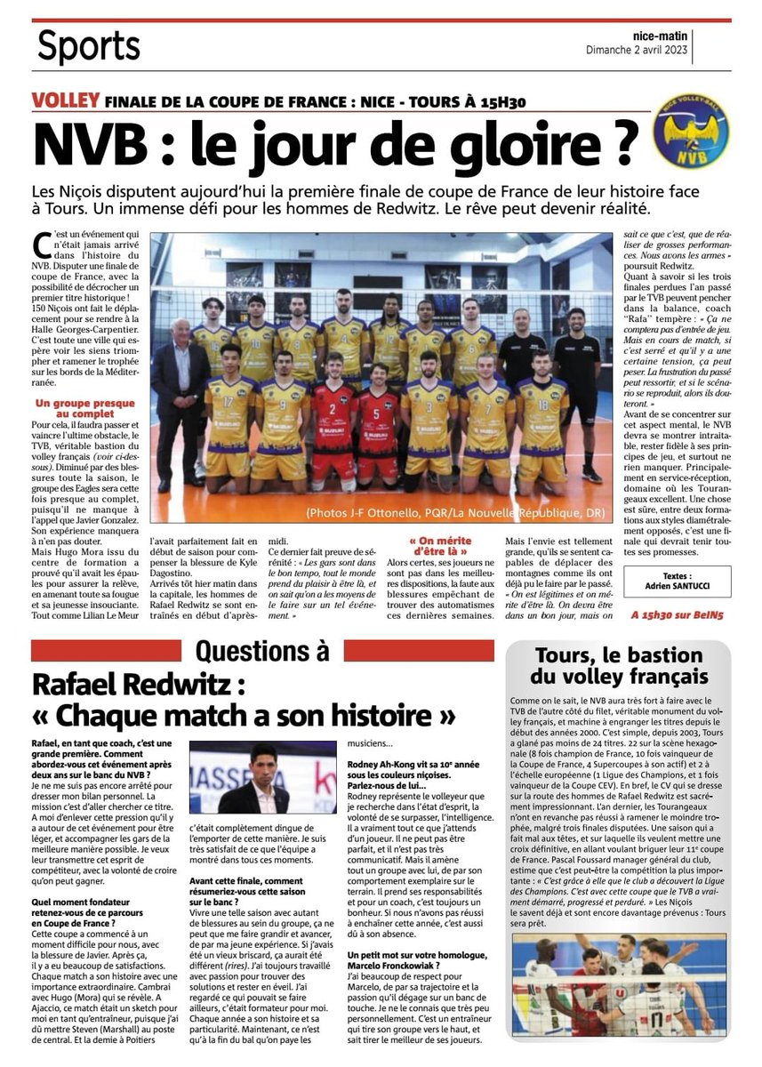 Nice Volley Ball tweet media