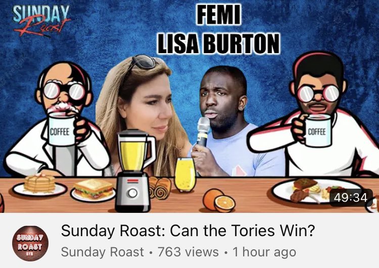 If you're looking for a dose of political fun this Sunday, check out the @TheSundayRoast4 
Our Sunday panel show features 4 great guests debating this weeks issues.

🎬youtu.be/tAIrdH5nNuE

@Femi_Sorry @burtonlisa @MaxFRobespierre 
#PoliticalDebate #WeekendTV #CurrentAffairs