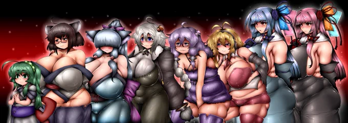 #これでフォロワーさん増えましたディスガイア、ボイロ立ち絵シリーズ、喪女さん、イカちゃん?ジワーッと伸びてきたからなんとも… 