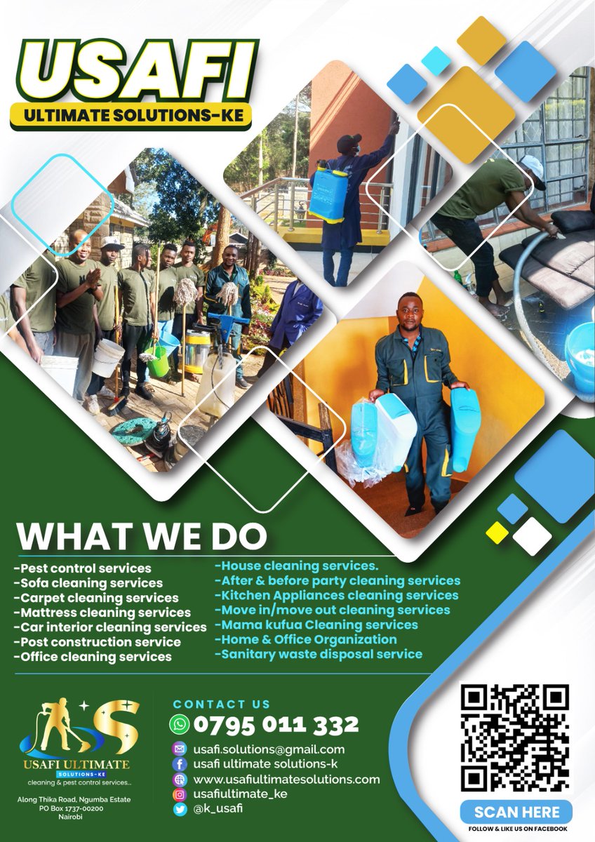 usafi ultimate solutions-K tweet media