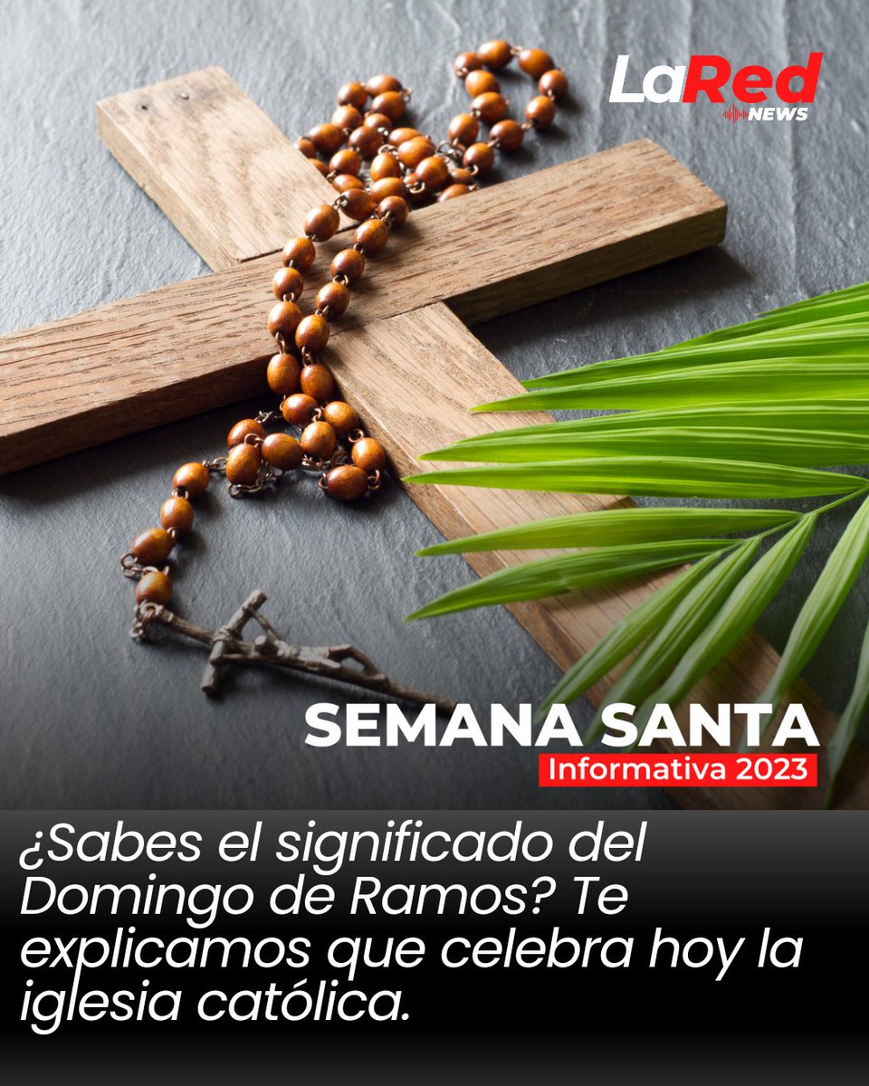 Domingo de Ramos: Se conmemora la Entrada triunfal de Jesús a Jerusalén, un evento mencionado en cada uno de los 4 evangelios canónicos.

El Domingo de Ramos marca el primer día de la Semana Santa y el fin de la Cuaresma.

#SemanaSanta
#SemanaSantaInformativa
#SemanaSanta2023