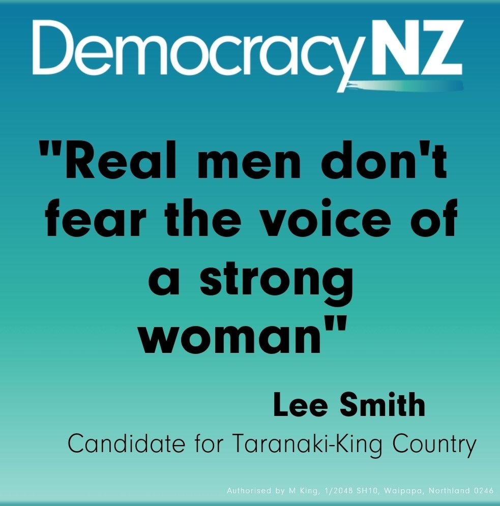 It isn’t real men that seek to silence the voice of women in New Zealand, it is men pretending to be women.

Our voice matters. It always has, and it always will.

DemocracyNZ stands for the freedom of speech for all.

#nzpol #standupforwomen #letwomenspeak
