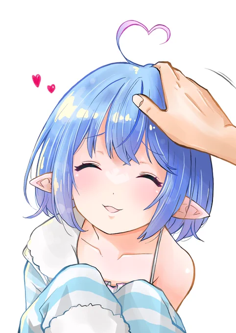 頭をよしよしされるのが大好きなラミィちゃん。#LamyArt#ホロライブ #hololive 