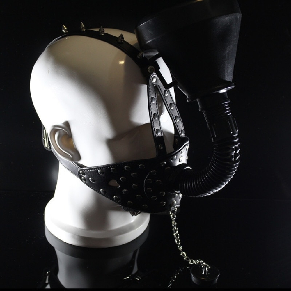 Bondage Mask w Funnel🧡- Buy now $16.29 🍌shop.sissy24.com/bondage-mask-w… #feminization #sissy
