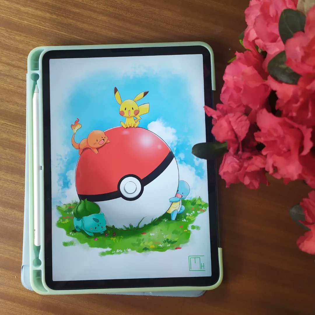 Lothchan's tweet photo. Finished! 😊

#art #Pokemon https://t.co/0e1NiaHUO4