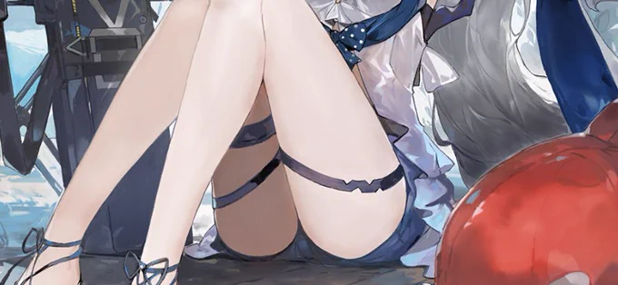 スカジは腿から呼吸をしているので隠すと窒息してしまいます。 