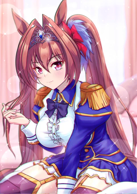 「トップ・オブ・ブルー」は魅惑的な輝き #ウマ娘プリティーダービー  #ダイワスカーレット 