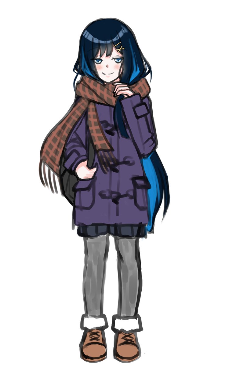 次の絵の色ラフ 