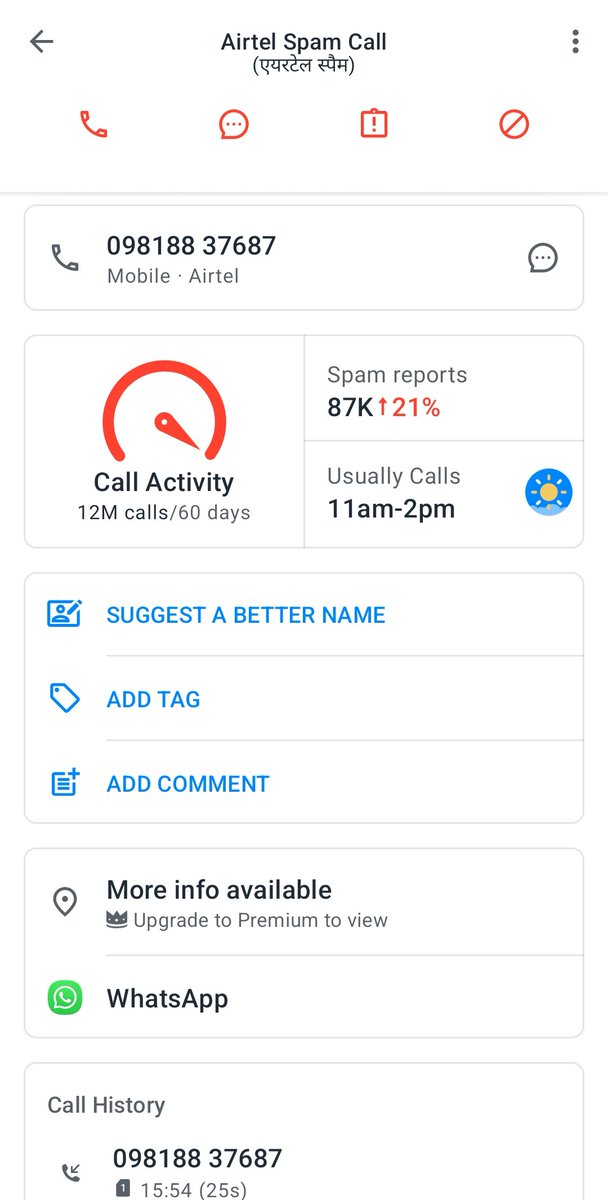 Raj_Choudhary02's tweet photo. Airtel Spam don't Have solutions 
@airtelindia @AirtelDth4 @TRAI https://t.co/0W0D5BMtTF