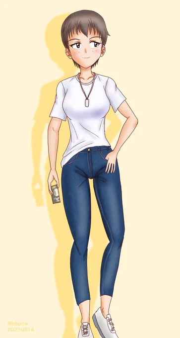 ナオミさん詰め#私服ガルパン 