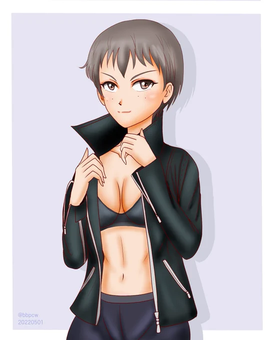 ナオミさん詰め#私服ガルパン 