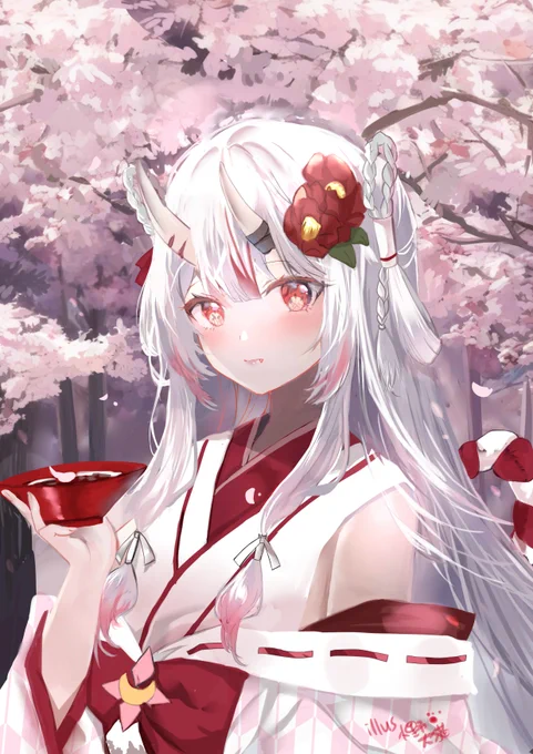 百鬼的新衣服喜歡的話幫我RT 謝謝^^#百鬼あやめ新衣装 #百鬼絵巻 