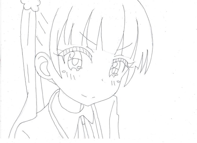 newgame　涼風青葉他 #模写 #アナログ #涼風青葉 #NEWGAME!! #望月紅葉  