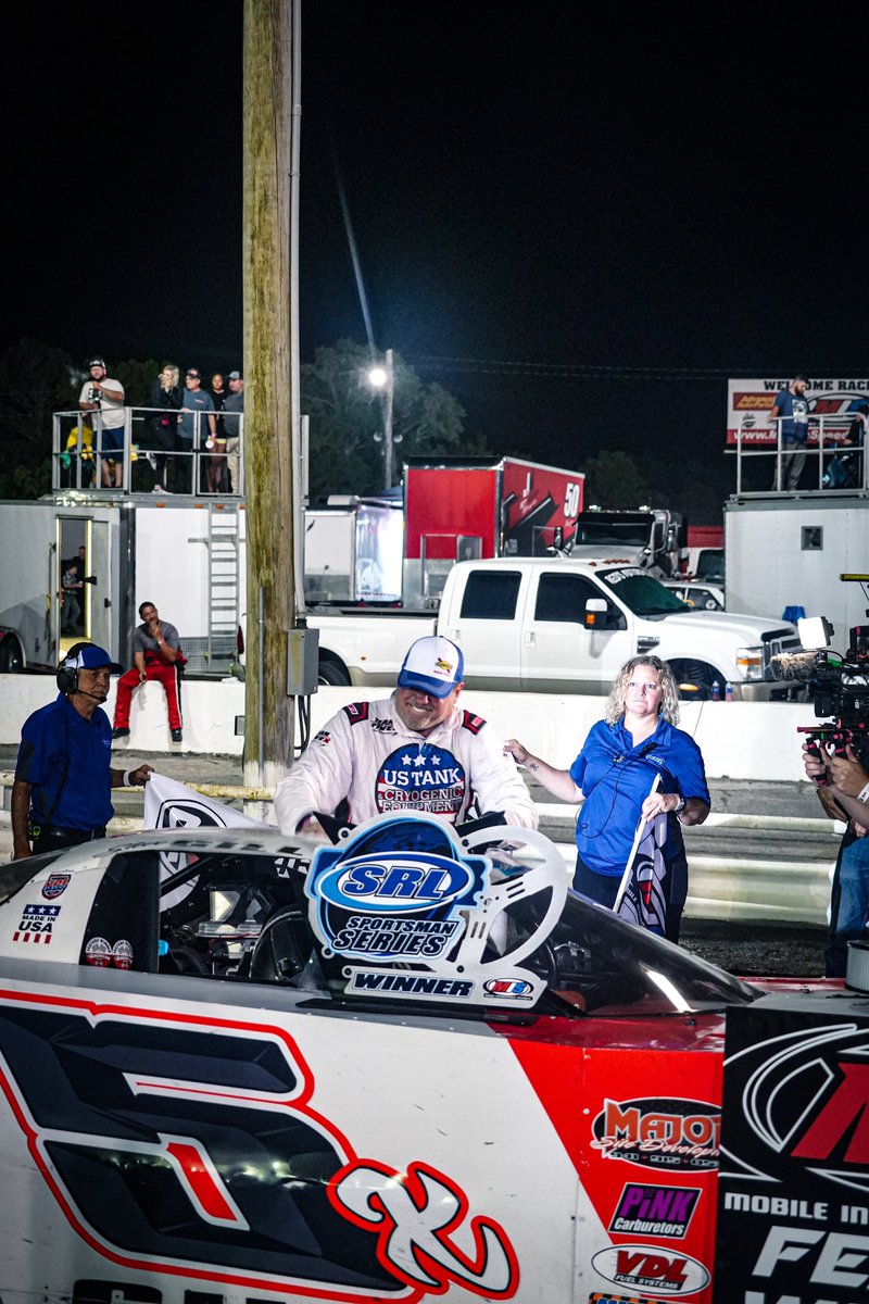 SpeedwayPix's tweet photo. @SrlSportsman winner Steve Gill @MobileSpeedway https://t.co/4zG5VK7odd