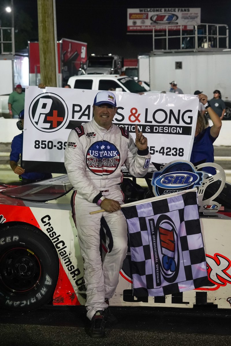 SpeedwayPix's tweet photo. @SrlSportsman winner Steve Gill @MobileSpeedway https://t.co/4zG5VK7odd