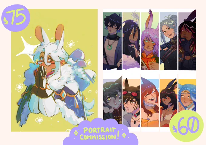 [ APRIL CMSN OPEN! ] rts apprciated! opening 5 slots overall  