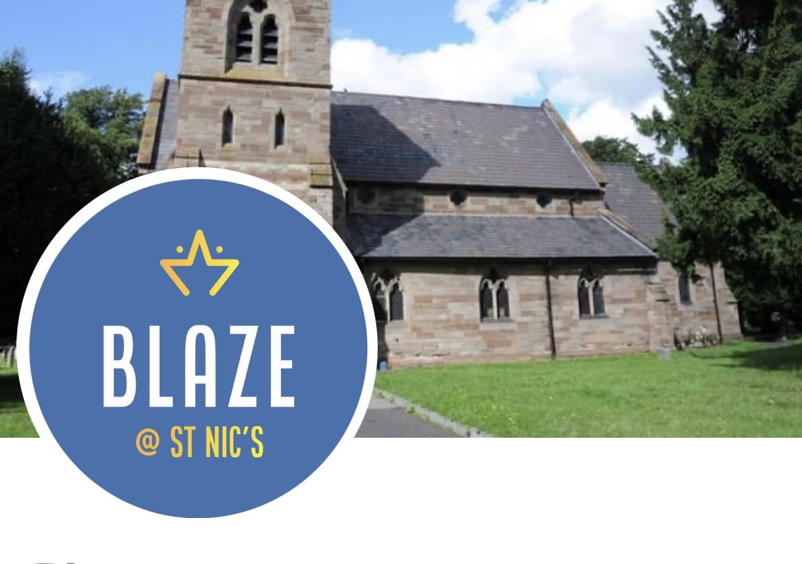 Blaze Easter celebration. Today, 4pm, St Nic’s Church, Droitwich. All-age celebration (songs, the story of Easter, prayers, crafts and sandwich tea) #Easter