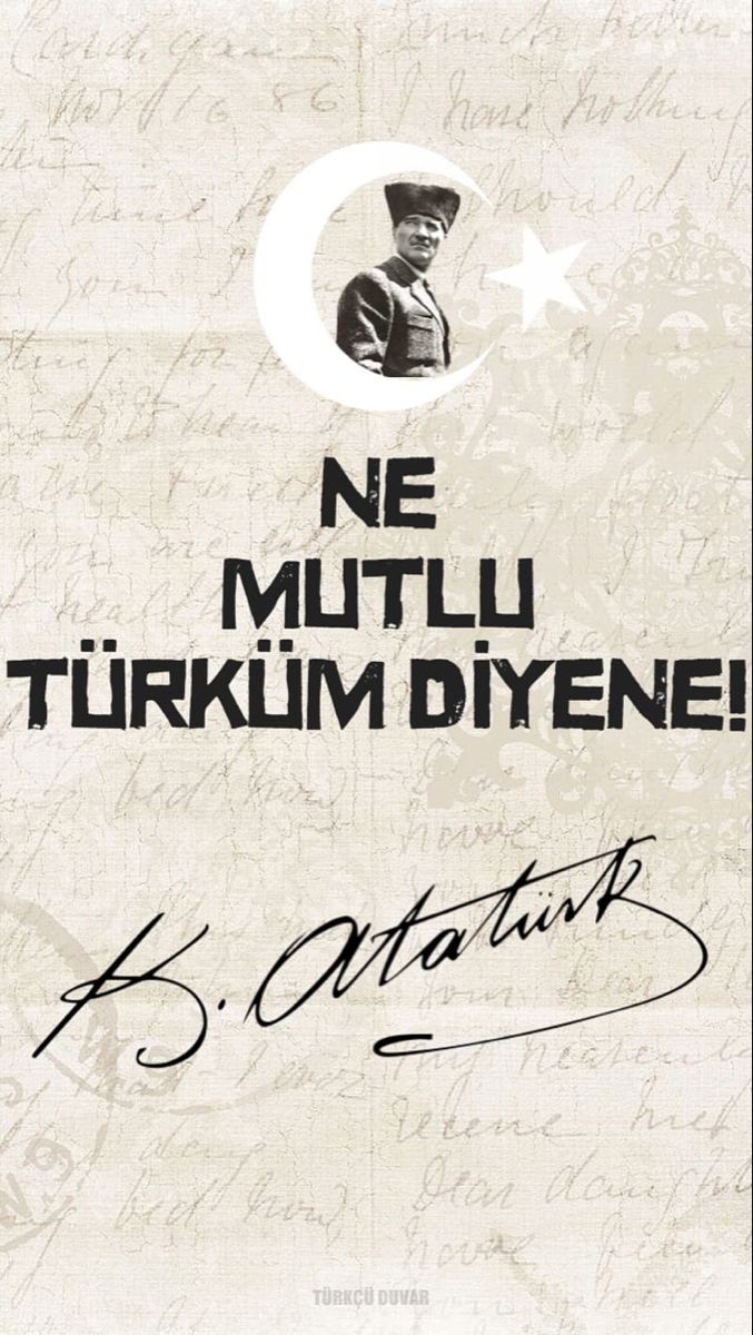 cbplatformu's tweet photo. "Ne mutlu Türküm diyene!"
Mustafa Kemal Atatürk https://t.co/qJDGtCw59A