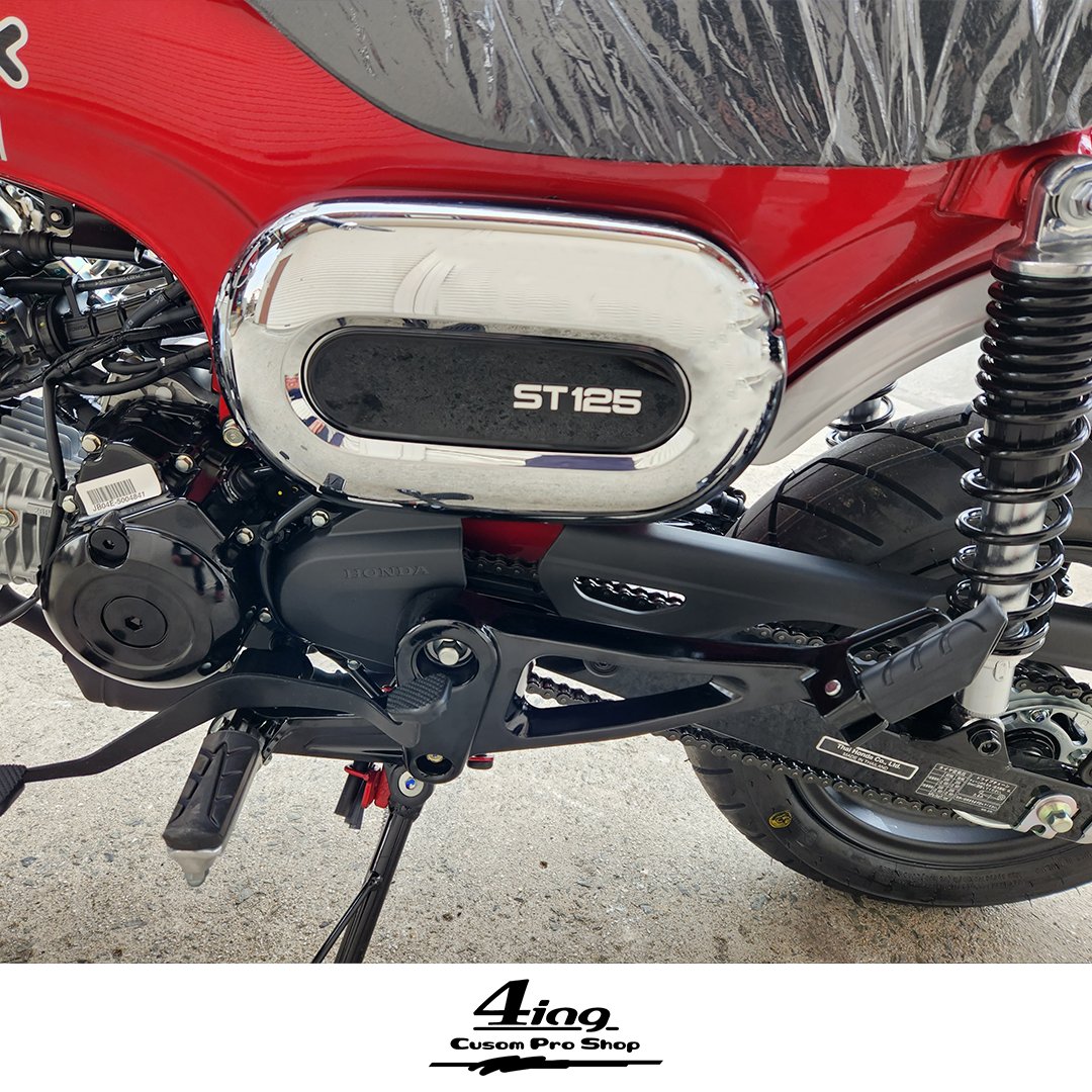 4ing_cps's tweet photo. 【入荷】 HONDA DAX125 パールネビュラレッド 注文してから長い間待ちましたが入荷しました! 在庫車両なのですぐにご納車出来ます! #バイク #HONDA #ホンダ #ダックス #125cc #福岡 #北九州 #行橋 #4ing #4ingcustomproshop https://t.co/E79lwgevEJ