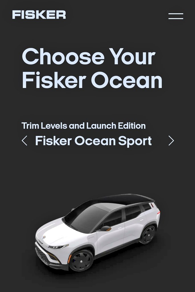 Morning all! Well this looks pretty amazing! Starting price of just over £35.000! Definitely going to be worth a look! @road_electric @FiskerInc #FiskerOcean