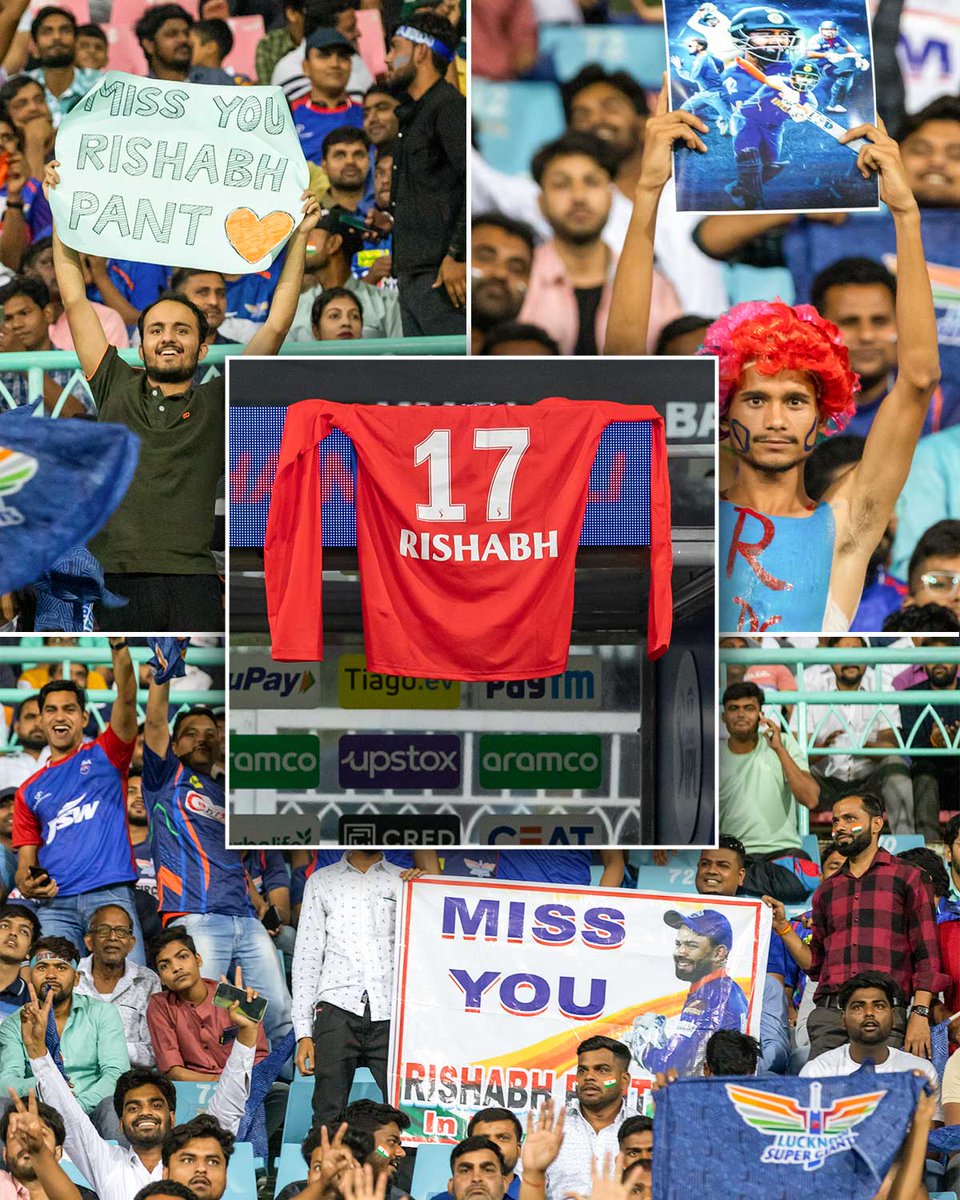 We keep this love with us, wherever we go 💙

#YehHaiNayiDilli #IPL2023 #LSGvDC #RP17 | @RishabhPant17