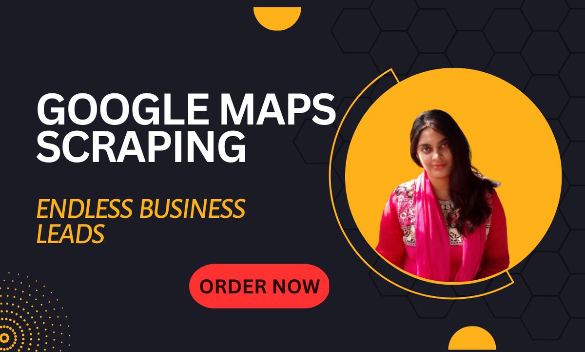 I am a very dedicated freelancer who is an expert in Google Maps data Scraping for Business leads

Purchase here: fiverr.com/share/60bV8b

#dataentryservices #fiverrseller #datascrapingservices #virtualassistant #NYPD #juanita #RetweeetPlease