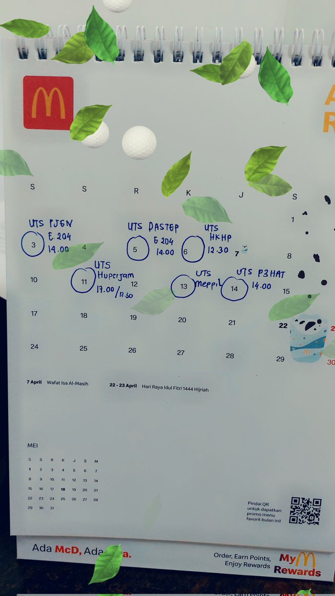 Perasaan baru kemarin masuk, udah UTS aja ih, bukan defrina kl ga  nambah sibuk dan pusing dirinya sendiri 😁