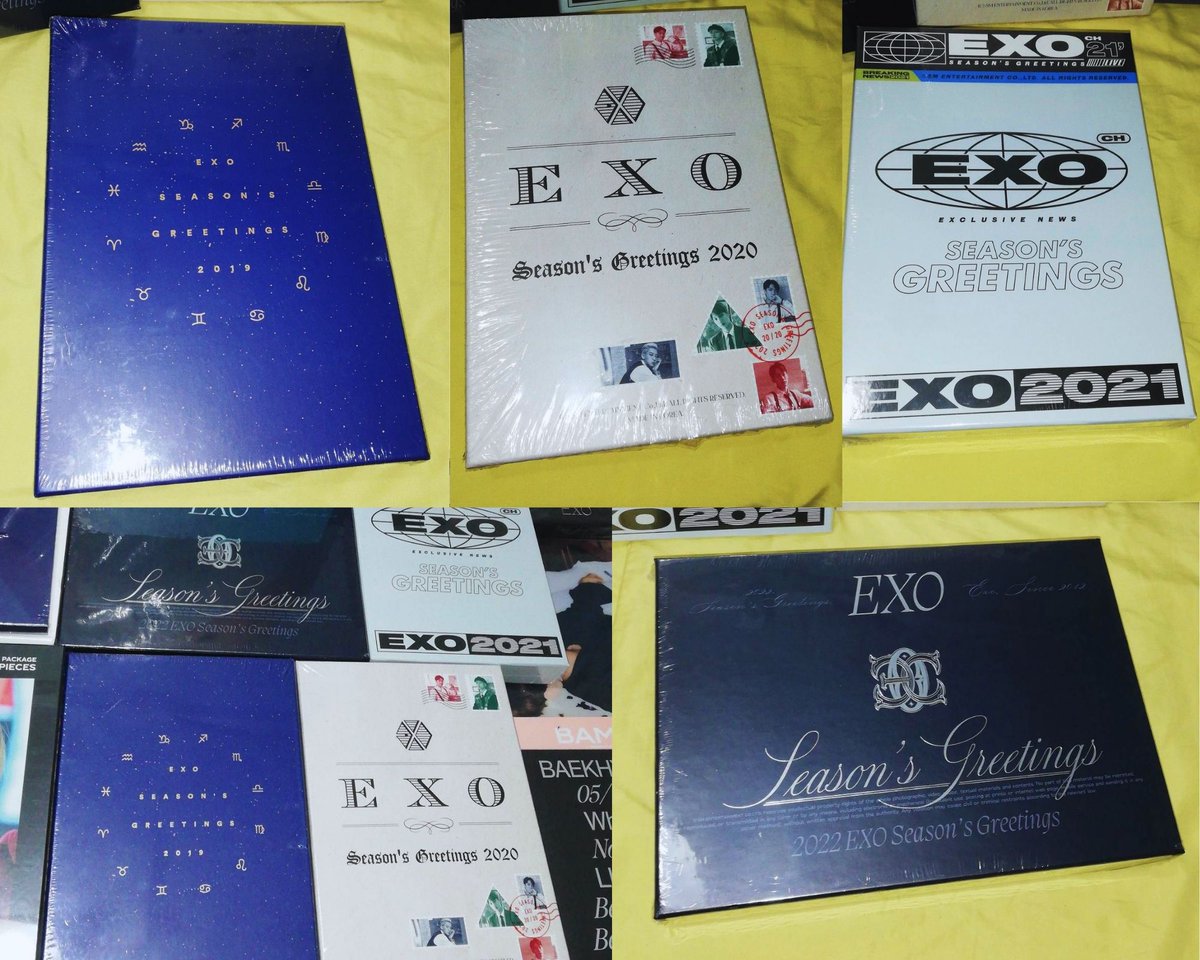 SkyeLightPH's tweet photo. wts lfb sell ph

ONHAND FOR SALE
~ EXO PHOTO BOOK &amp; SEASON'S GREETINGS 2019 - 2022 ~

✨ All Sealed (except photobook Present :the Moment &amp; SG2020)

-PAYO-3 days
-MOP: MAYA/Gcash
-MOD: SDD/GGX

DM / @thyhazel for prices

#엑소 chanyeol sehun chen baekhyun suho xiumin kai d.o. lay https://t.co/9AHZmCKLal