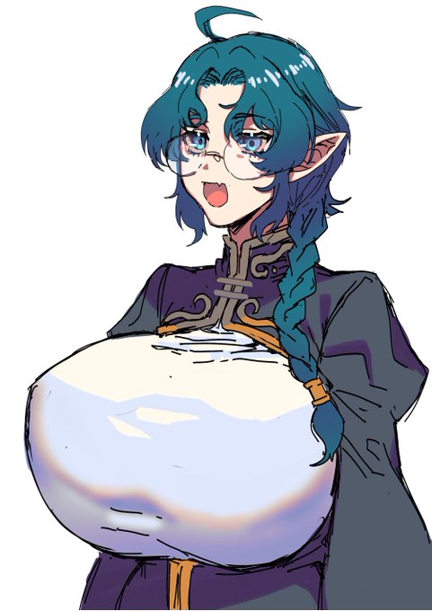 今日の立ち絵!爆乳14歳(実年齢869歳) 