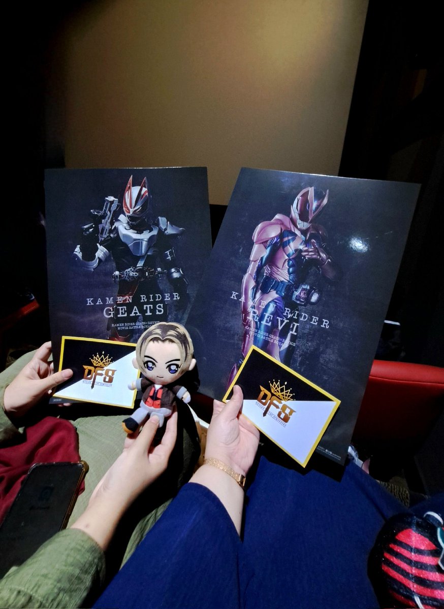 reiya_shosan's tweet image. Kamen Rider Geats × Revice: Movie Battle Royale Fan Screening @ TGV One Utama
with @nurukumareia 
#geats #tycoon #buffa #nago #revice