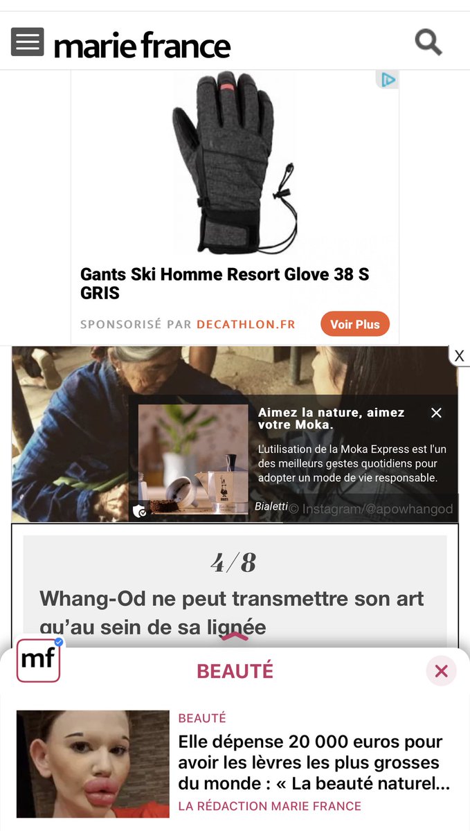 strapondine's tweet photo. Le dernier casse-tête en ligne, lire un article Marie France🤣 https://t.co/NeJ0geyyrL