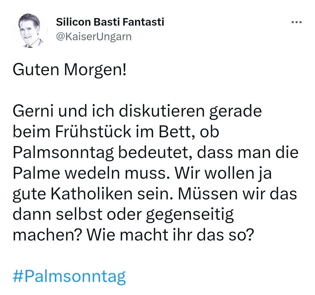 KaiserUngarn's tweet photo. Grüße aus der Messe in der Kirche #Breitensee in #Wien #Penzing. Hier auf einem Symbolfoto. Wegen dem #Palmsonntag ist drinnen das Fotografieren verboten.
https://t.co/CF4AFIS3wy https://t.co/y1zG2T1r8h