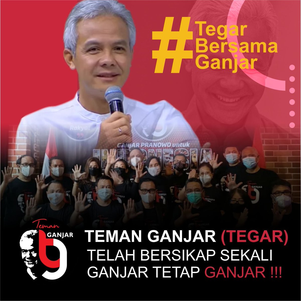 ezaizqiyan's tweet photo. Dukung keputusan Pak Ganjar untuk bersikap tegaa pada radikalisme 💪
#TegarBersamaGanjar https://t.co/h7Ul98VXQk