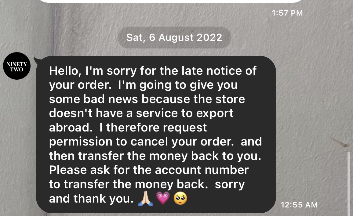 bonbieftw's tweet photo. last year i managed to order the ninety two caps but i received this message :”) 
it shows how hard p freen actually works even late at night 
u really are an inspiration for others to work hard 
I’ll be here waiting to support u :) 
always ! 
fighting p freen!

#WeLoveYouFreen https://t.co/kCBS5vOCr5