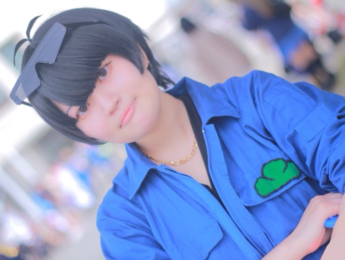 ⚠︎コスプレ　おそ松さん / 松野カラ松(つなぎ)p. #コミエス #cosplay #コスプレ 