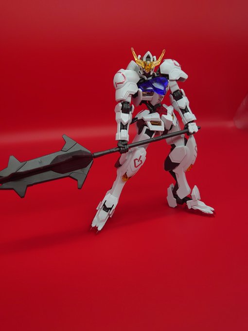 #俺達のアナザー鉄血のオルフェンズより、ガンダムバルバトスです。この機体も素組みです。 