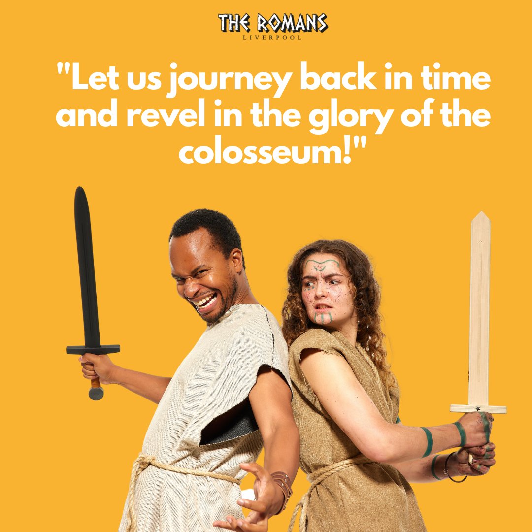 spartacus_on_X's tweet image. &quot;Let us journey back in time and revel in the glory of the coliseum!”

#JOINTHEFIGHT #IMMERSIVEEXPERIENCE #LIVERPOOLBLOGGERS