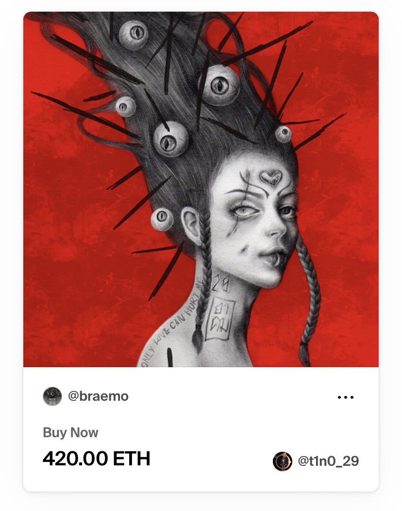 420 $ETH on Secondary sale 😌😌
Own by <a href="/t1n0_29/">tino29.btc</a>