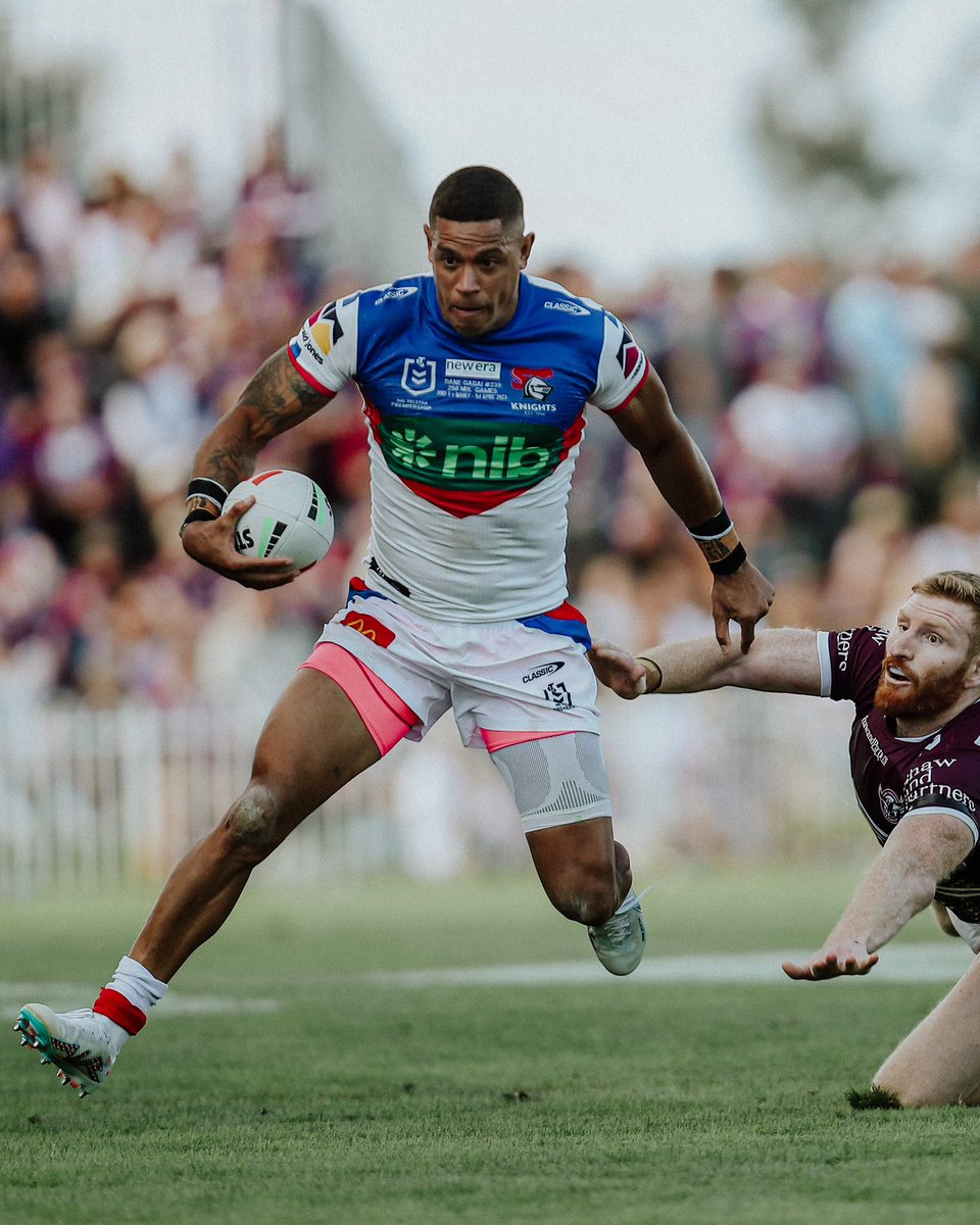 NRLKnights's tweet photo. One of the greats, Dane Gagai 👏 https://t.co/0XMwQ3HkuW