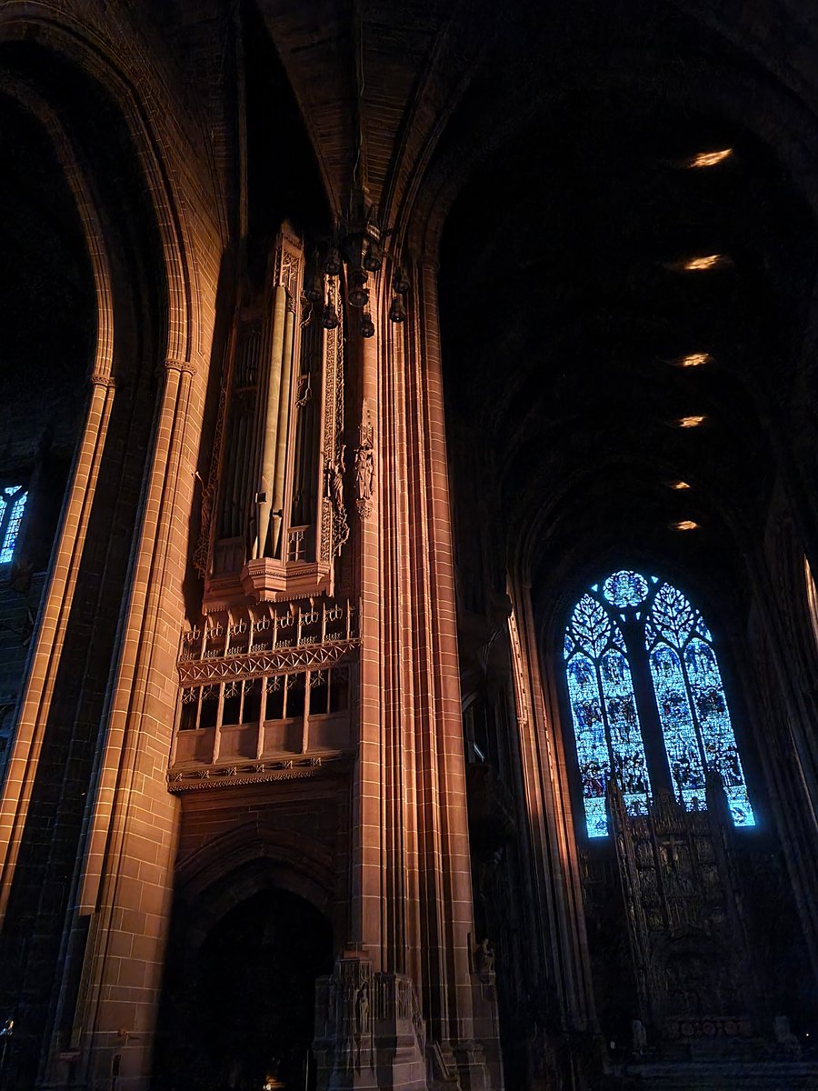 The calm before Palm Sunday and Holy Week <a href="/LivCathedral/">Liverpool Cathedral</a>
