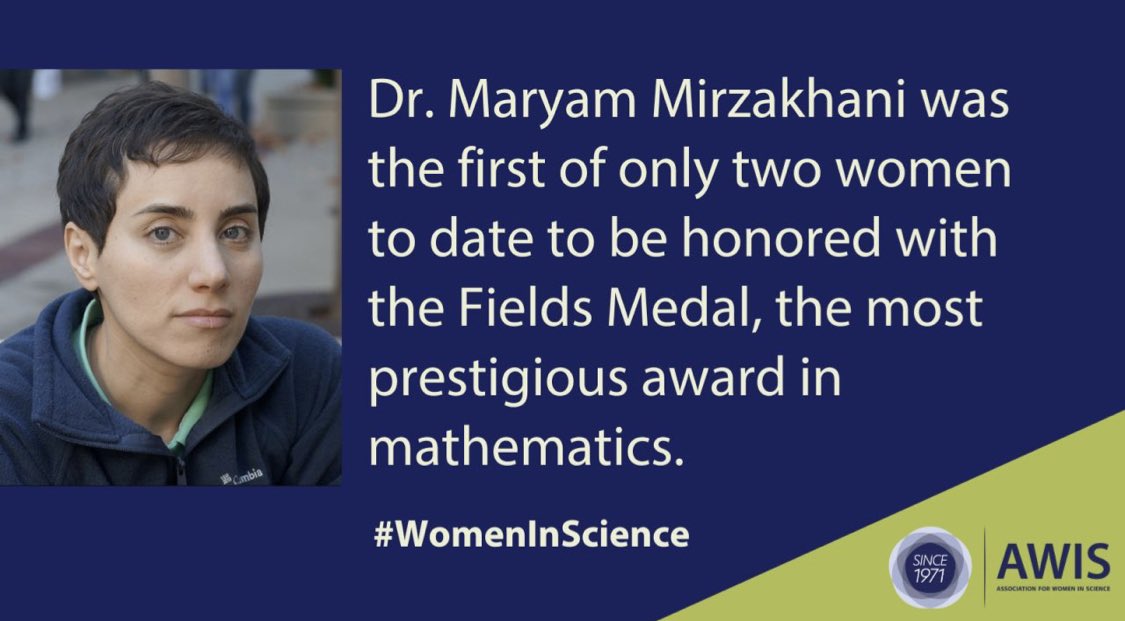 aldo369369369's tweet photo. Such a big inspiration for all of us - both females and males.
#womanlifefreedom #womanintech #womaninscience #fairness #fairscience #fieldsmedal https://t.co/KEgPax3gGH