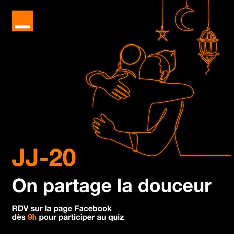 Orange_Cameroun's tweet photo. JJ-20 avant la clôture du mois de Ramadan.
Avec vous, nous partageons la douceur🥰
-----
DD-20 until the end of the Ramadan.
We are sharing empathy🥰 with you.
#Ramadan2023
#MaxdePartage
#MaxSharing https://t.co/rFpwqHFlQD