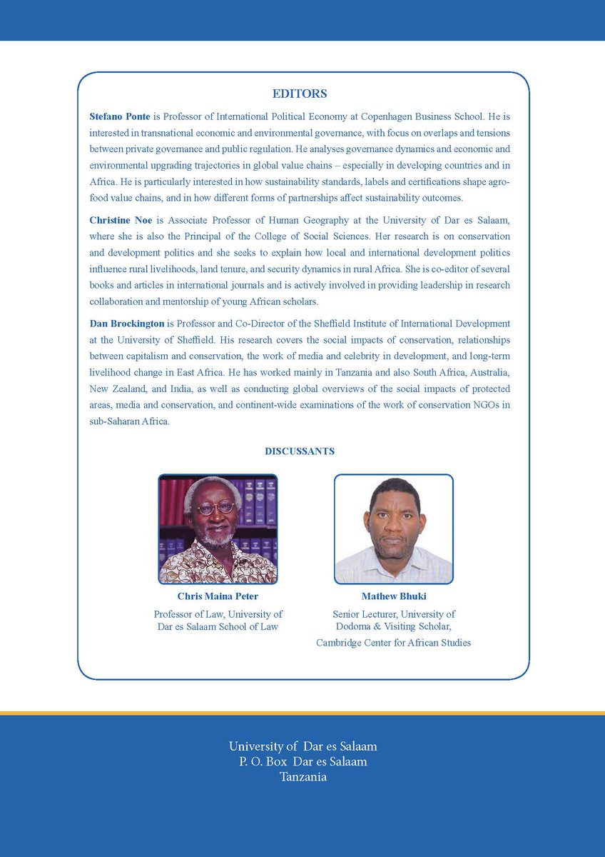 Udadisi's tweet photo. #BookLaunch Featuring @AfricaBusPol @Christi36159665 @danbrockington (editors) and #ChrisMainaPeter and @MBMabele (discussants). https://t.co/XkxDve3Qru